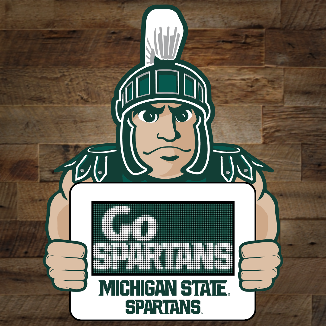 Michigan State Spartans Sparty TeamTicker