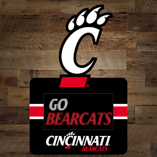 Cincinnati Bearcats C-Paw TeamTicker - Go Bearcats