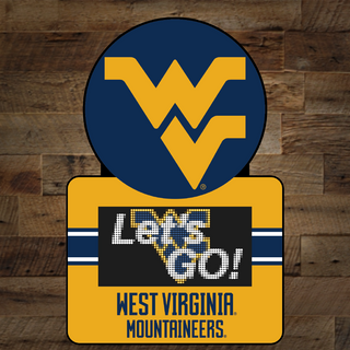 West Virginia Mountaineers TeamTicker - Let's Go!